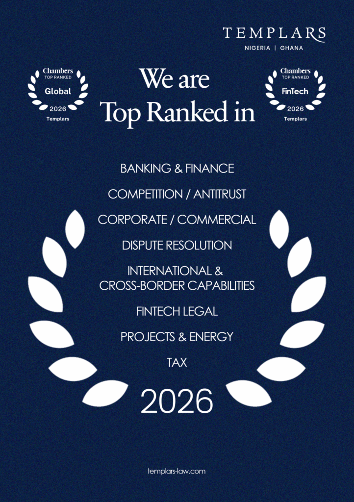 TEMPLARS Ranked in Chambers Global Guide anfd FinTech 2026